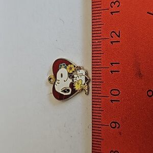 Snoopy and Tweety with flowers pendant
